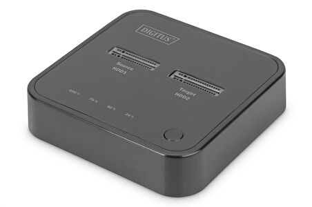 Digitus Çift Yuvalı M.2 NVME SSD&#039;ler için Docking Station, Çevrimdışı Klonlama Özelliği, Bağlantı USB-C
Digitus Dual M.2 NVME SSD Docking Station With Offline Clone Function, USB-C