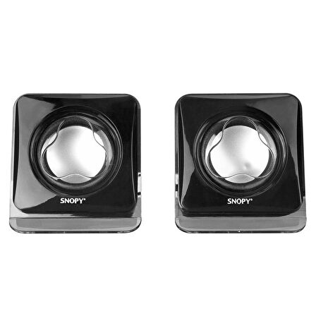 SNOPY SN-121 2.0 SİYAH 3WX2 USB MİNİ SPEAKER HOPARLÖR