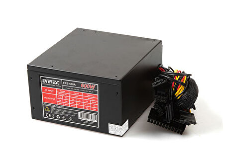 EVEREST EPS-600A 600W 12CM FANLI POWER SUPPLY