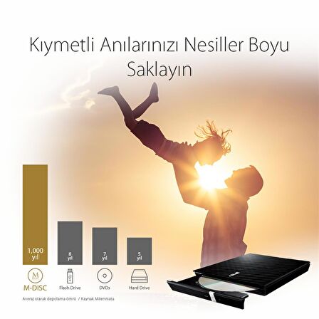 ASUS DVD SDRW-08D2S-U LITE SLIM USB 2.0 SİYAH