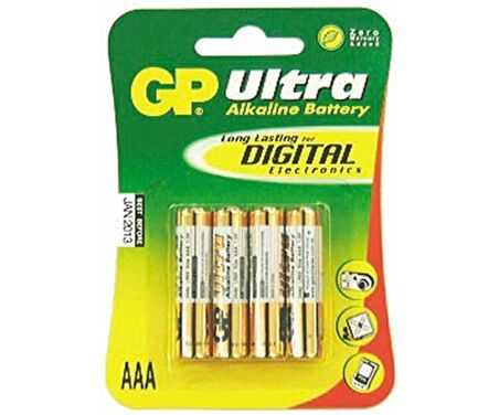 GP 24AU-2U4 ALKALİN İNCE KALEM PİL (4LÜ PAKET FİYATI)