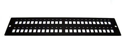 Beek BN-FP192U-QL Model Fiber Patch Panel Kutusu için 2U 48LC DX Ön Plaka Seti, 1&#039;li, coupler hariç
Beek 2U 48LC DX front plate sets, single front plates. Front plates for BN-FP192U-QL (without couplers installed)