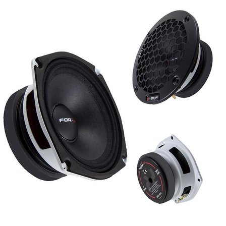 FOR-X XMD-3052 13 CM 5.25 180W 80W RMS BEYAZ MIDRANGE OTO HOPARLÖR