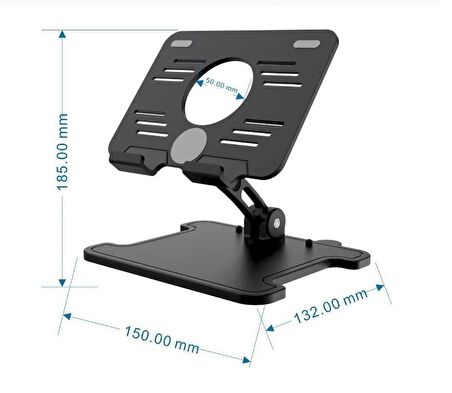 Katlanabilir Masaüstü Tablet ve Telefon Standı MC-352