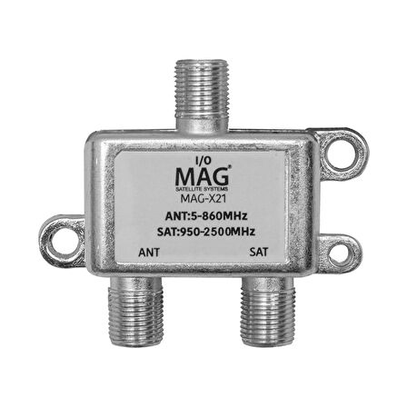 MAG MAG-X21 TV/SAT 5-2500MHZ COMBINER 950-2500 MHZ