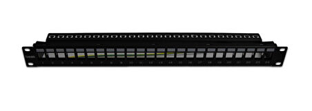 Beek 19&quot; 1U 24 port Modüler Patch Panel, Zırhlı/Shielded (Keystone Jacklar haricen temin edilmelidir)
Beek 19&quot; 1U Modular Patch Panel, 24-port Shielded (keystone jacks not included)