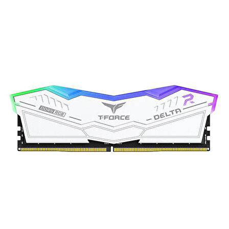 Team T-Force DELTA RGB White 32GB 2x16GB 6400Mhz DDR5 Gaming Ram CL40 (FF4D532G6400HC40BDC01)
