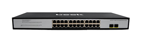 Beek Yönetilemeyen Gigabit Switch
24 x 10/100/1000Mbps port
2 x 1000Base-X SFP yuva
Fansız
Beek 24 Ports Gigabit Ethernet Switch with 2G SFP