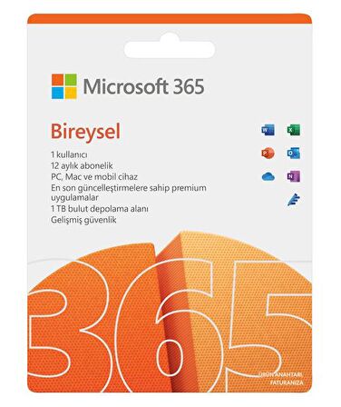 Microsoft 365 Bireysel Türkçe Yeni