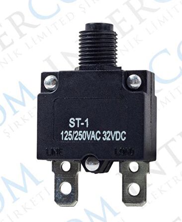 ST SERİSİ TERMİK RESETLİ 125/250VAC 32 VOLT DC 40 AMPER SİGORTA (IC-271S)