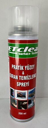 JETCLEAN 200ML PRATİK YÜZEY VE EKRAN TEMİZLEME SPREYİ