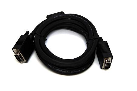Beek VGA Monitör Kablosu, DSUB 15 erkek  DSUB 15 erkek, 10 metre, 3Coax/7C, AWG28, 2x ferrite filtreli, siyah renk
Beek VGA 10 mt cable M/M with Filter