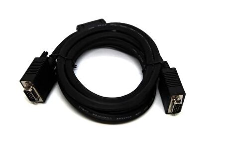 Beek VGA Monitör Kablosu, DSUB 15 erkek  DSUB 15 erkek, 15 metre, 2x ferrite filtreli, siyah renk
Beek VGA 15 mt Cable M/M with Ferrites Filters