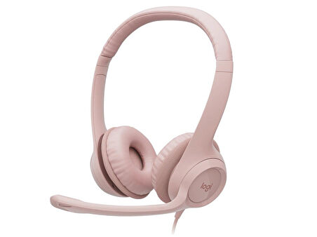 LOGITECH H390 MIKROFONLU PEMBE KULAKLIK 981-001281