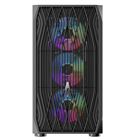 1ST PLAYER ARIYA AY7 SİYAH 750W 80+ ARGB 4X12CM FAN TEMPERLİ CAM MESH USB 3.0 ATX KASA