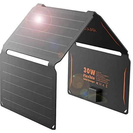 FLEXSOLAR E30 TAŞINABİLİR GÜNEŞ PANELİ 30W