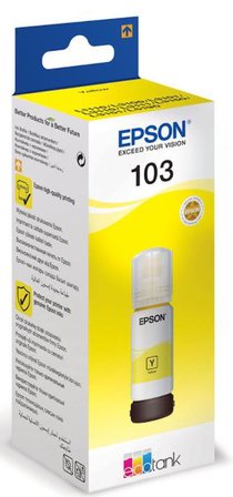 EPSON 103 ECOTANK SARI ŞİŞE MÜREKKEP (C13T00S44A)
