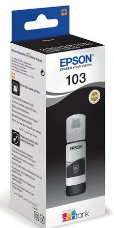 EPSON 103 ECOTANK SİYAH ŞİŞE MÜREKKEP (C13T00S14A)