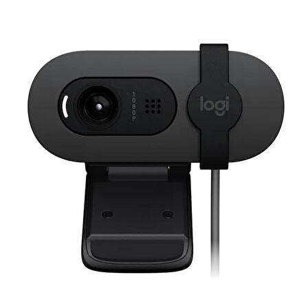 LOGITECH BRIO 100 FULL HD 1080P MİKROFONLU WEB KAMERA SİYAH 960-001585