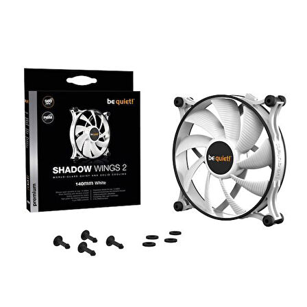 BE QUIET Shadow Wings BL091 140mm Kasa Fan Beyaz