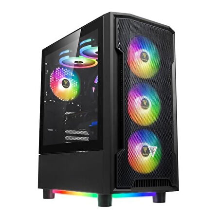 GAMDIAS 750W 80  BRONZE ATHENA M6 LITE Gaming Mid-Tower PC Kasası