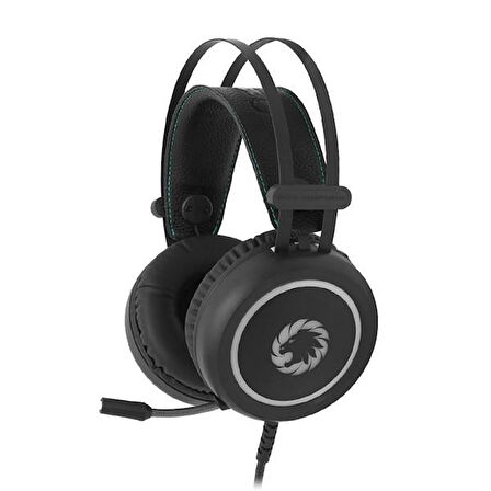 GAMEMAX HG3500 Stereo USB Led Aydınlatma Siyah Gaming Mikrofonlu Kulaklık