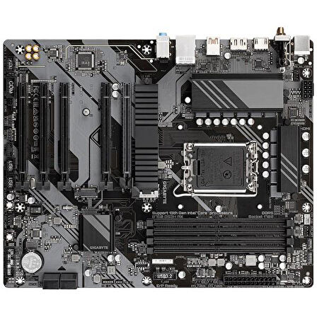 GIGABYTE B760 DS3H AX WIFI-6E DDR5 HDMI DP PCIe 16X v5.0 1700p ATX