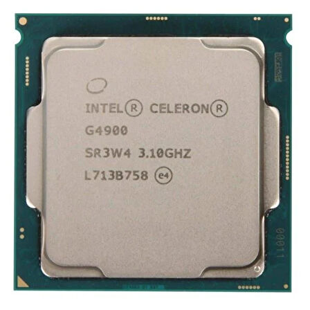 INTEL Celeron G4900 2MB 2çekirdekli O/B UHD610 1151p v2 54w Kutusuz+Fansız