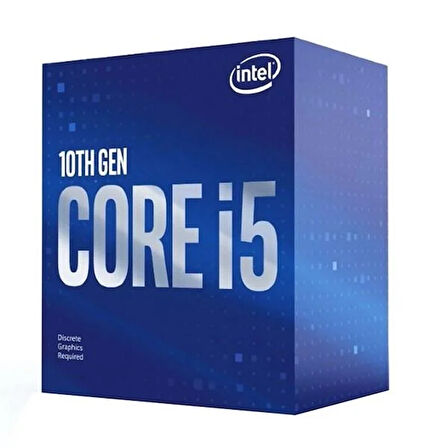 INTEL CORE i5 10400 12MB 6çekirdekli O/B UHD630 1200p 65w Kutulu+Fanlı