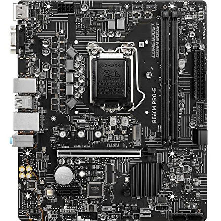 MSI B560M PRO-E DDR4 M2 PCIe NVME HDMI PCIe 16X v4.0 1200p v2 mATX