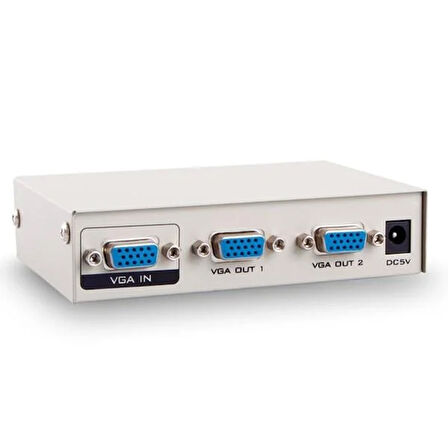 S-LINK 2port MSV-1215 2x 15pin DSub 1920x1440 150mhz Vga,Video Splitter