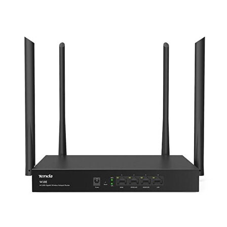 TENDA W18E 4port 128mb Kablosuz (Wlan) Router 80 kullanıcıya kadar VPN