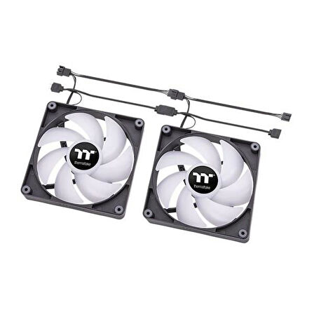 Thermaltake CT120 CL-F149-PL12SW-A ARGB Sync 2x120mm ARGB Kasa Fan Kiti