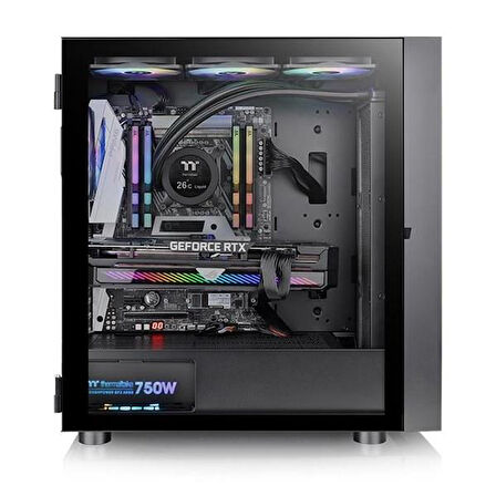 THERMALTAKE 750W 80+ H570 TG CA-3T9-75M1WE-00 Gaming Mid-Tower PC Kasası