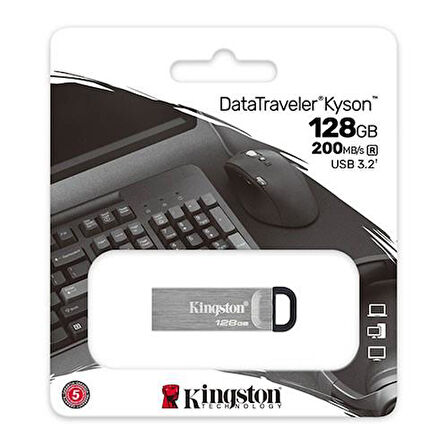 KINGSTON 128GB DT KYSON USB3.2 DTKN/128GB USB BELLEK