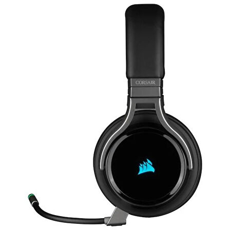 Corsaır Ca-9011185-Eu Vırtuoso Rgb 7.1 Kablosuz Oyuncu Kulaklıgı Sıyah (Pc Ps4 Xbox One Nıntendo Swıtch Uyumlu)