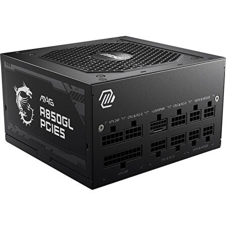 MSI 850W 80+ GOLD MAG A850GL PCIE 5.0 TAM MODÜLER POWER SUPPLY