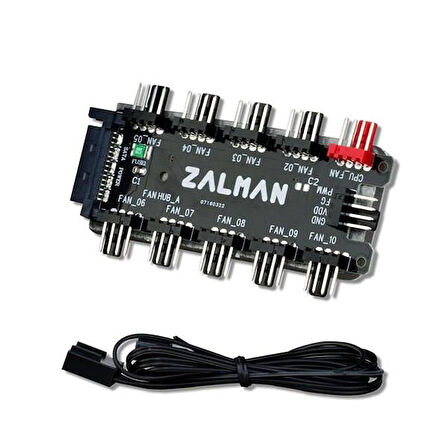 ZALMAN ZM-PWM10FH 10-Portlu Pwm Fan Kontrol Baglantı Adaptoru