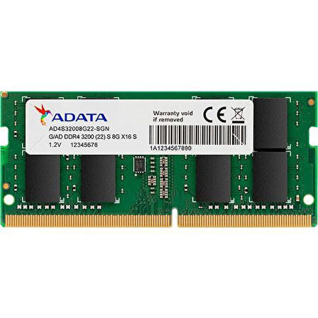 A-DATA 16GB DDR4 3200MHZ NOTEBOOK RAM PREMIER AD4S320016G22-SGN