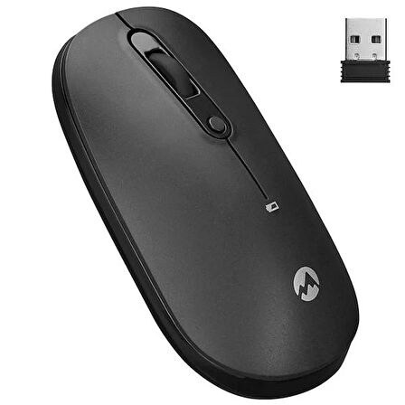 Everest KM-BT803 Siyah 3 in 1 BT 5.0+3.0+2.4Ghz 1600dpi Q Multimedia Kablosuz Klavye + Mouse Set