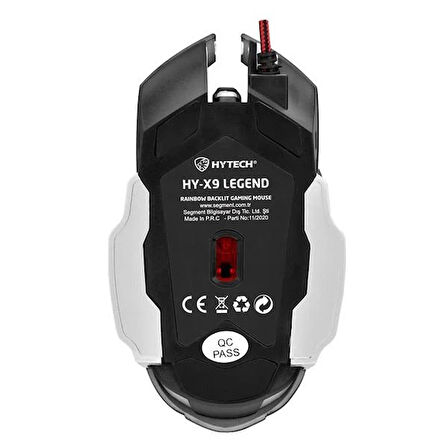 Hytech HY-X9 Legend Siyah 3600dpi Gaming Oyuncu Mouse