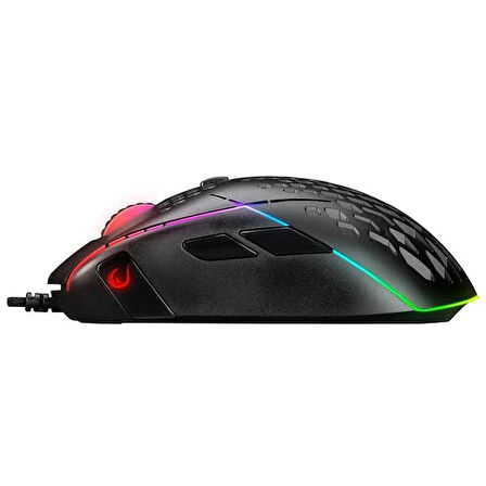 Rampage SMX-R111 DEFILADE 12400dpi RGB Işıklı Super Light Makrolu Gaming Oyuncu Mouse