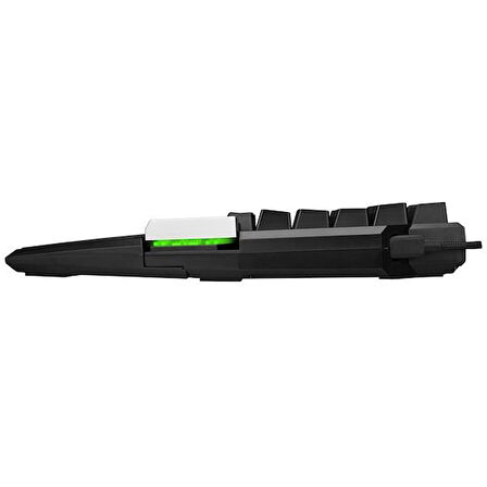 Rampage KB-277 OMNI Siyah Örgülü Type C RGB 6 Farklı Aydınlatma Modu Q Mini Gaming Oyuncu Klavyesi