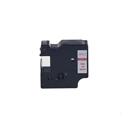 Prıntpen Dymo D1 53715 Beyaz Etıkete Kırmızı (24Mm X 7M)