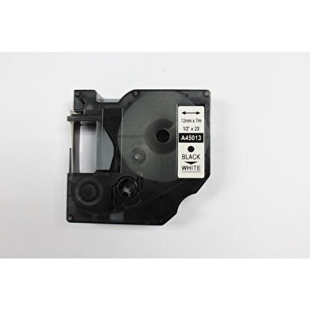 Prıntpen Dymo D1 45013 Beyaz Etıkete Sıyah (12Mm X 7M)