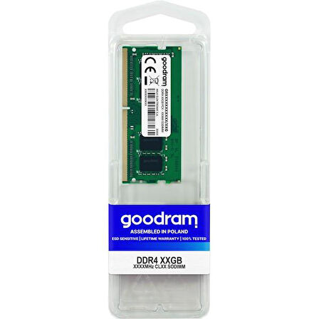 GOODRAM 8GB DDR4 3200MHZ CL22 NOTEBOOK RAMI VALUE GR3200S464L22S-8G