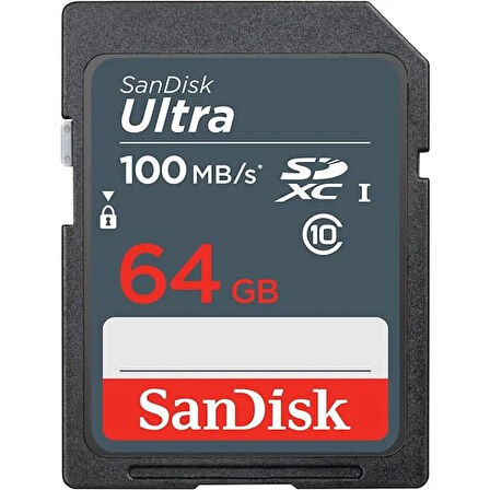 SANDISK 64GB ULTRA SDSDUNR-064G-GN3IN SDHC HAFIZA KARTI