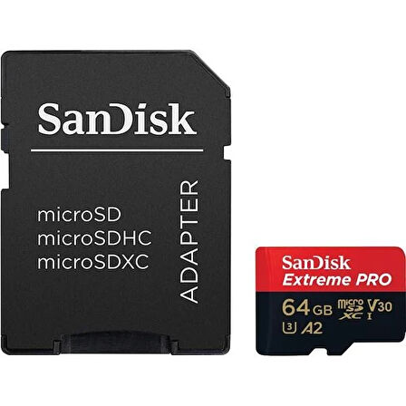 Sandısk Extreme Pro Microsdxc™ Uhs-I Kart 64 Gb