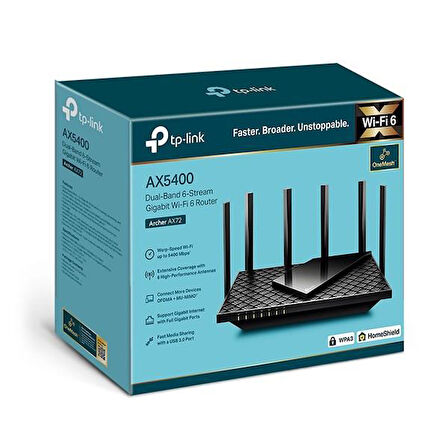 TP-LINK ARCHER AX72 AX5400 WIFI-6 EV OFİS TİPİ ROUTER