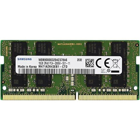 SAMSUNG 16GB DDR4 2666MHZ NOTEBOOK RAM VALUE M471A2K43CB1-CTD